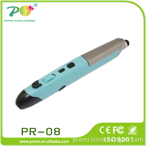 2016 hot sell cheap mothers day gift, change frequency wireless mouse, usb pen shaped wireless mouse with laser pointer
